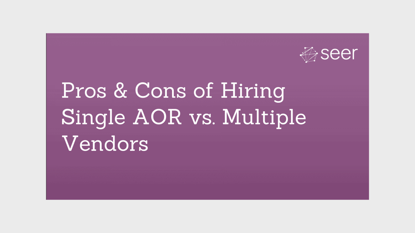 Multiple Vendors vs. Single AOR: Which is Best for Your Organization?