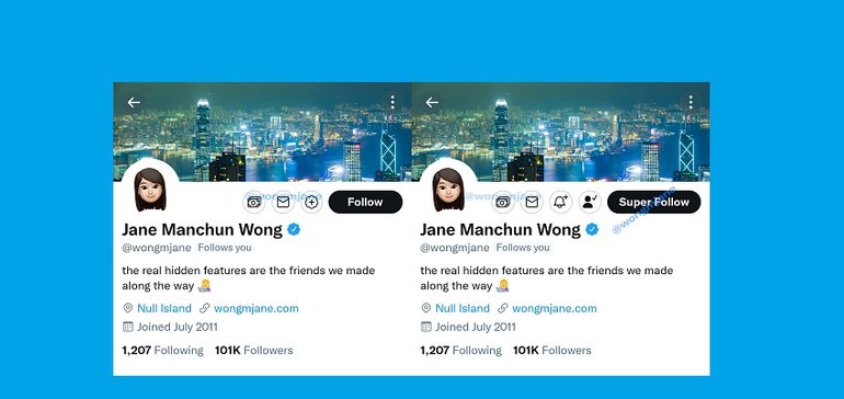 Twitter Tests New 'Super Follow' and Tipping Buttons for Profiles
