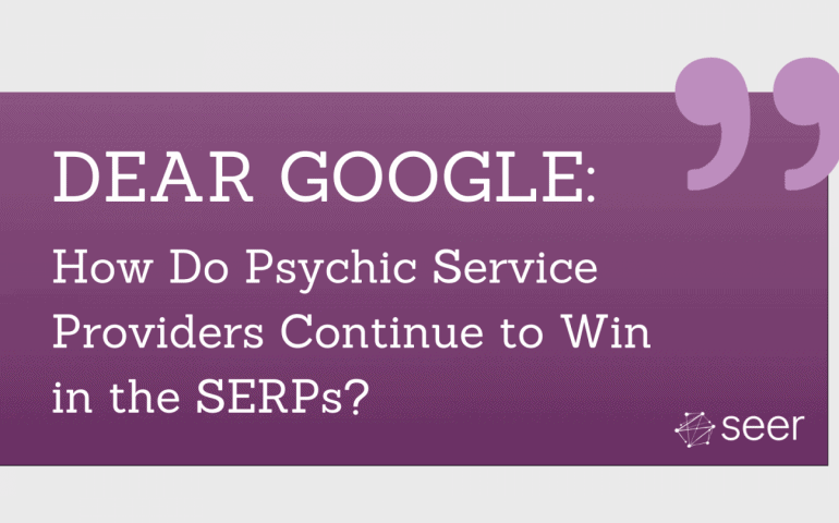 Dear Google, What Should Psychics Do?