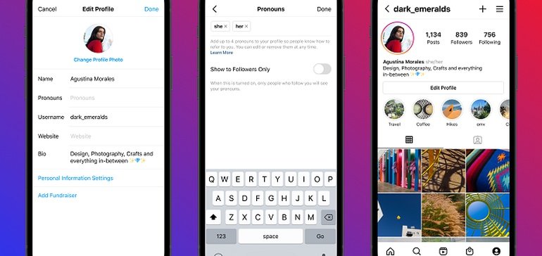 Instagram Adds New 'Pronouns' Option on User Profiles to Maximize Inclusion