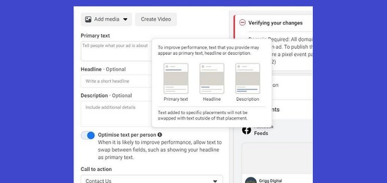 Facebook Adds New 'Optimize Text Per Person' Option for Automated Ad Customization