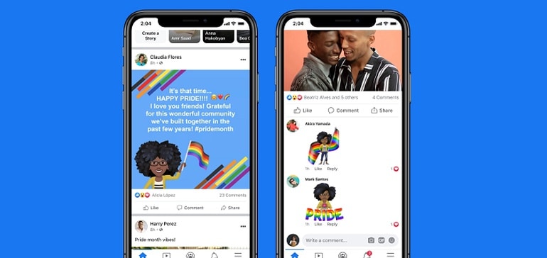 Facebook Announces New Features and Support Initiatives for Pride Month