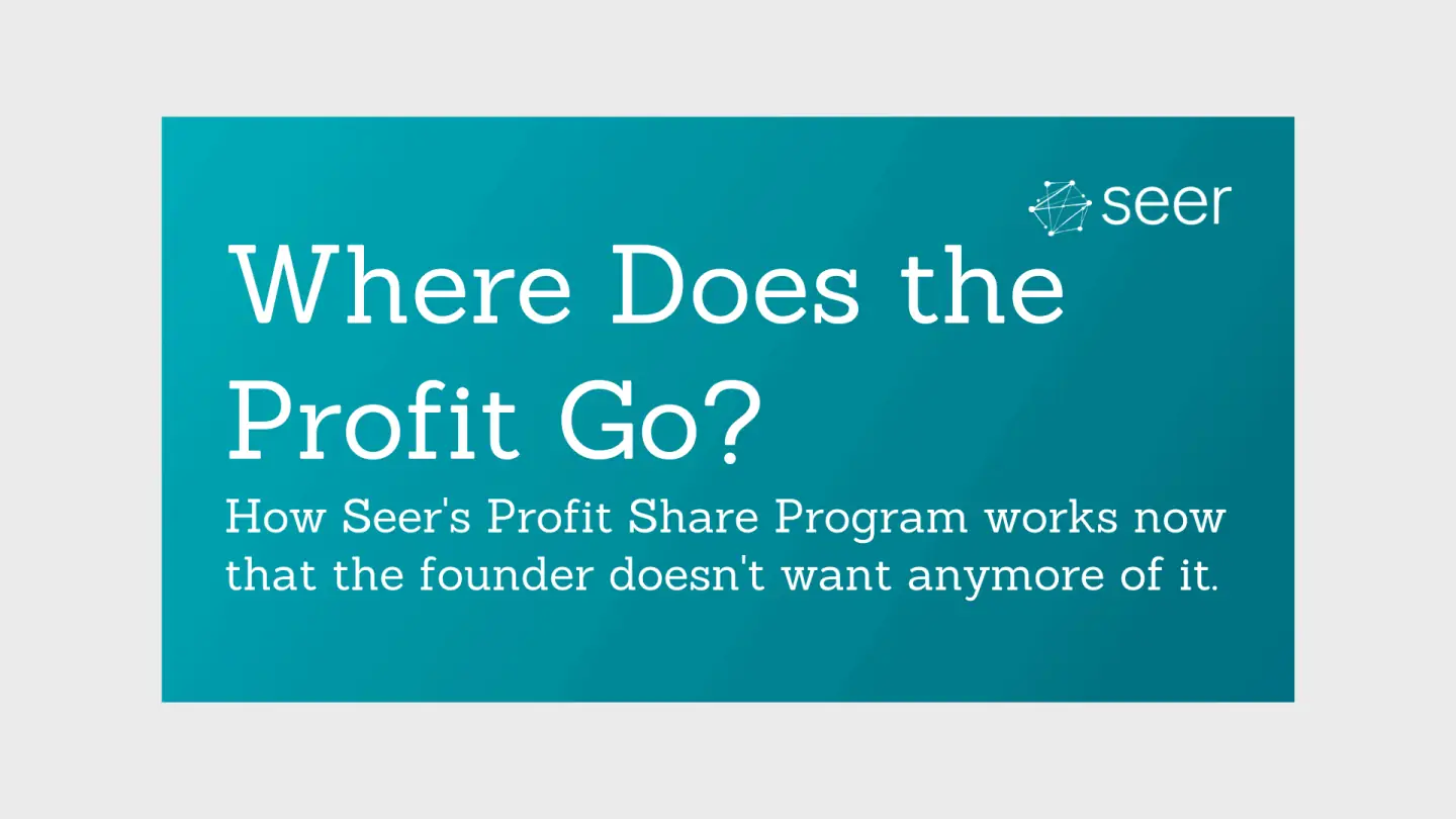 How Does Profit Share Work When Your Founder Doesn’t Want Anymore Profit?