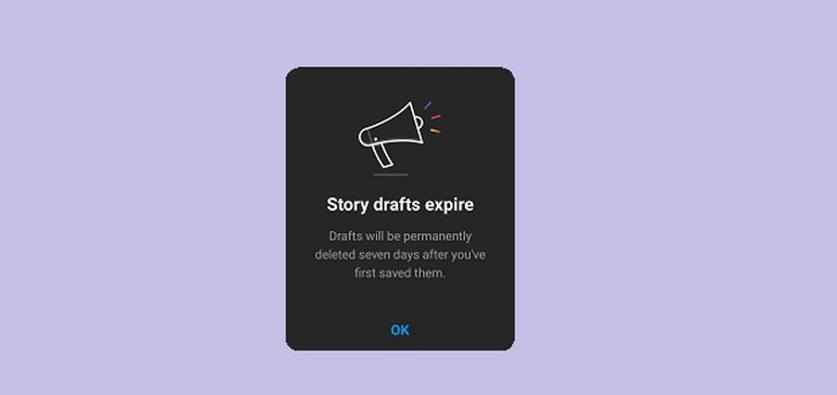 Instagram Stories Drafts are Now Available to All Users