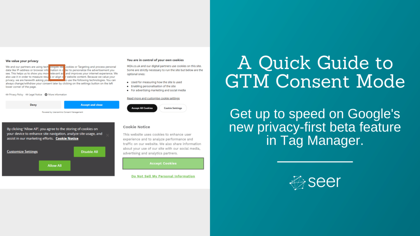 Introduction to Consent Mode in Google Tag Manager