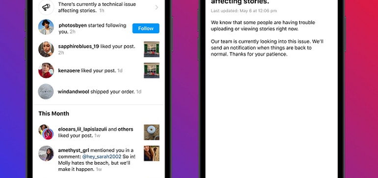 Instagram Adds New In-App Alerts on Technical Issues and Policy Violations Which May Impact Your Account