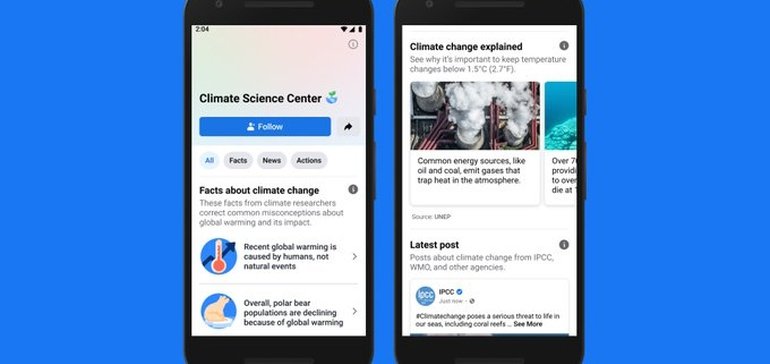 Facebook Expands Climate Science Center to More Regions, Ramps Up Climate Misinformation Detection