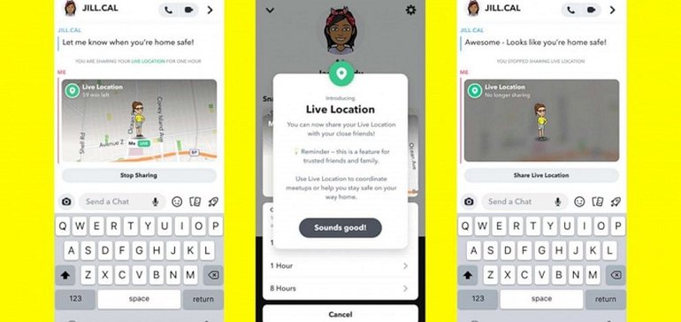 Snapchat Adds New Live Location Feature to Help Keep Users Safe