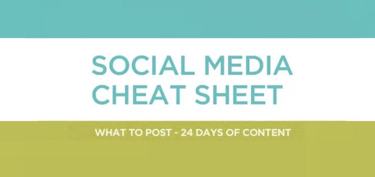 Social Media Content Calendar: 24 Types of Post to Share With Your Followers [Infographic]