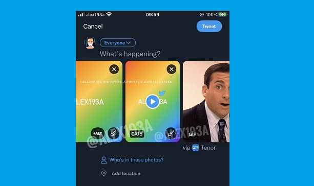 Twitter Tests New Option to Attach Video, Images and GIFs to a Single Tweet