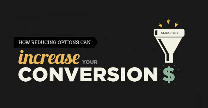 How Reducing Options Can Increase Your eCommerce Conversion Rate [Infographic]