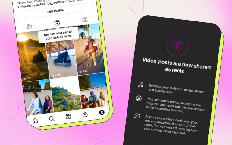 Instagram Merges Video Posts and Reels
