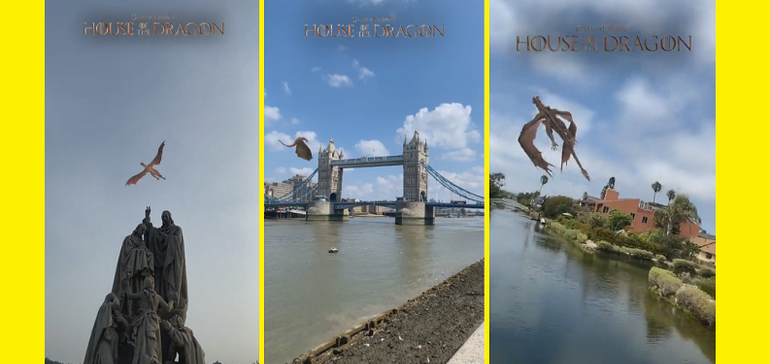 Snapchat Launches New Localized Lens Promotion for ‘House of the Dragon’