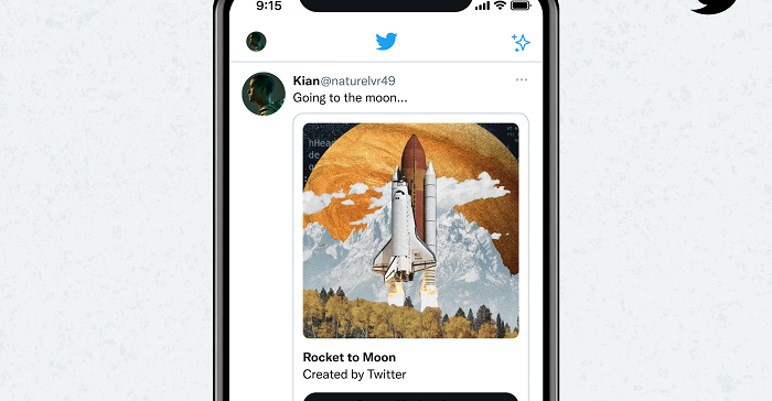 Twitter Tests Out New Link Preview Display for NFT Artworks