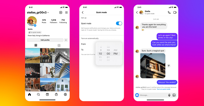 Instagram Adds New ‘Quiet Mode’ to Help Users Take Breaks, Extra Manual Controls for Reccomendations