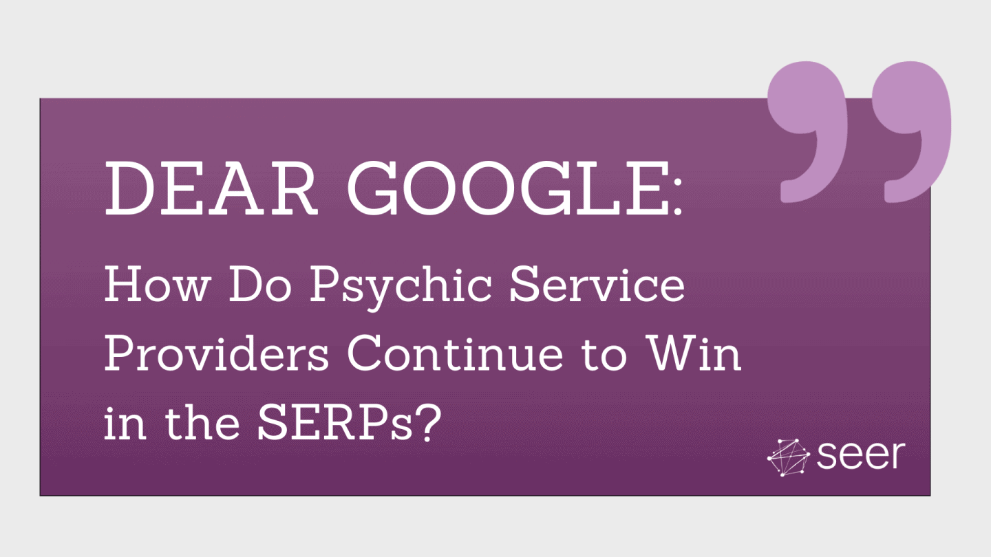 Dear Google, What Should Psychics Do?