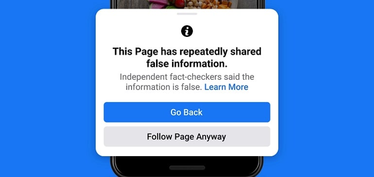 Facebook Adds New Alerts and Individual User Penalties to Help Stop the Spread of Misinformation